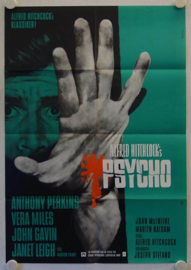 Psycho re-release german movie poster